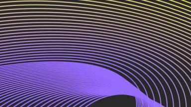 yellow and purple swirls on dark background